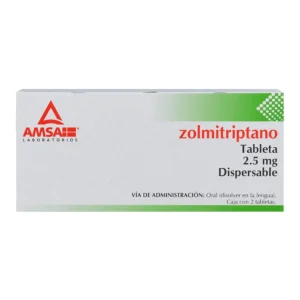 ZOLMITRIPTANO TAB 2.5MG C/2