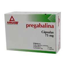 PREGABALINA CAPS  75MG C/28