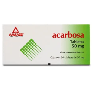 ACARBOSA TAB  50MG C/30