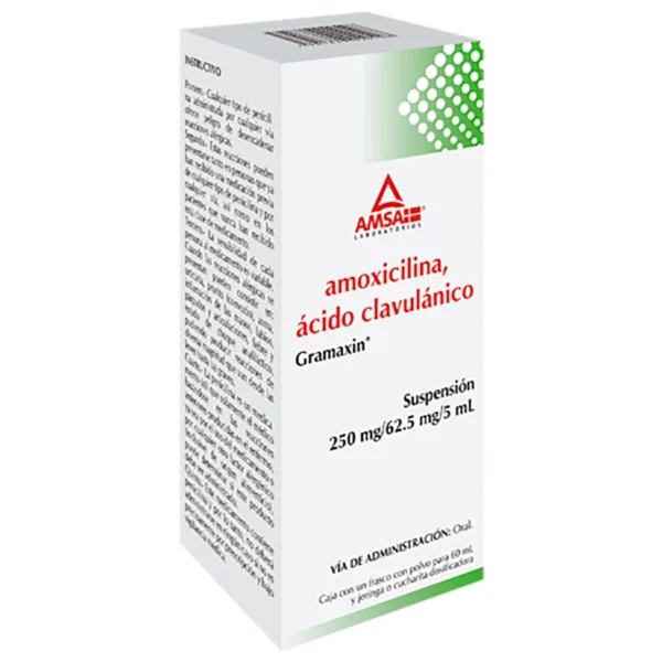 AMOXICILINA ACIDO CLAVULANICO SUSP SUSP 250MG 62.5MGC/60ML