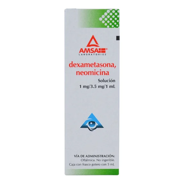 DEXAMETASONA NEOMICINA SOL OFT 1MG 3.5MG C/5ML