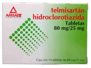 TELMISARTAN, HIDROCLOROTIAZIDA TAB 25MG 80MG C/14