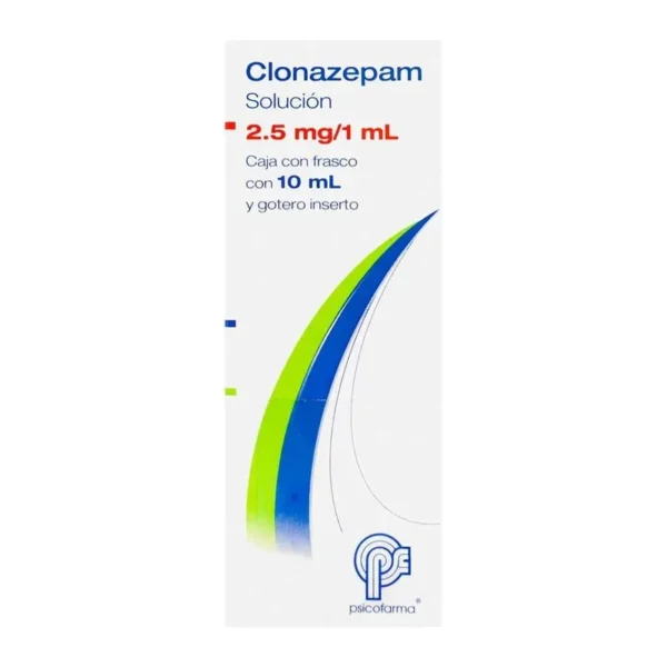 CLONAZEPAM SOL 2.5MG C/10 ML