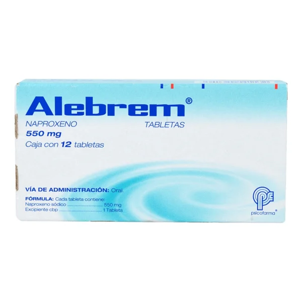 ALEBREM TAB 550MG C/12