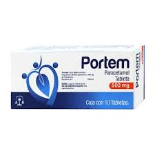 PORTEM TAB 500MG C/10