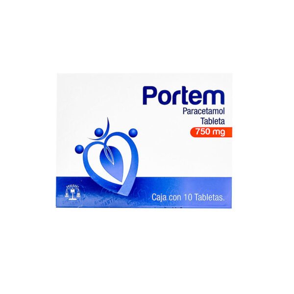 PORTEM PARACETAMOL 750 MG C/10