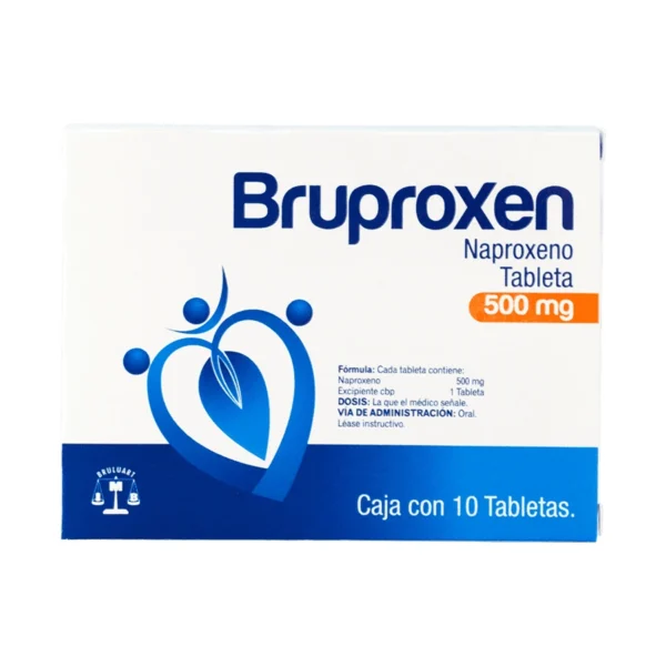 BRUPROXEN (NAPROXENO 500MG) 10TABS