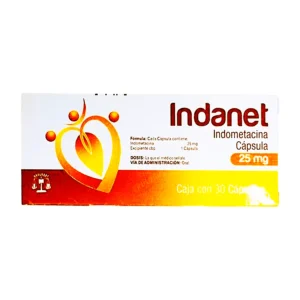 INDANET CAP 25MG C/30