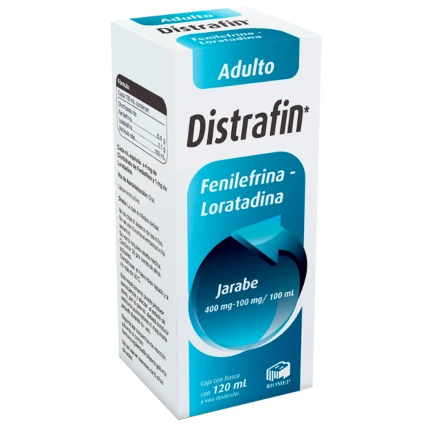 DISTRAFIN JBE AD 400MG 100MG C/120ML