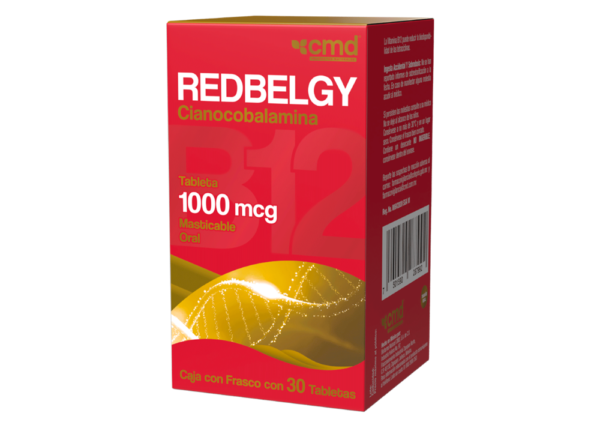 REDBELGY  TAB 1000MCG C/30