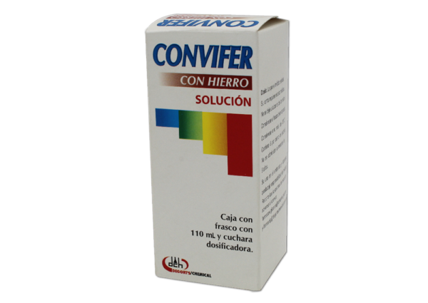 CONVIFER SOL 150MG 5MG C/110ML