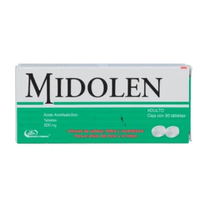 MIDOLEN TAB 500MG C/30