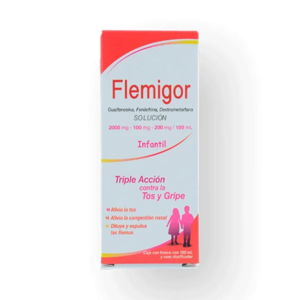 FLEMIGOR SOL 200MG 100MG 2000MG C/100ML