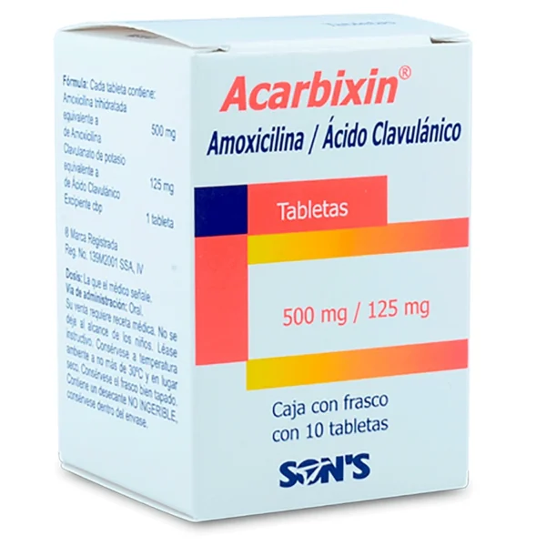 ACARBIXIN TAB 125MG 500MG C/10