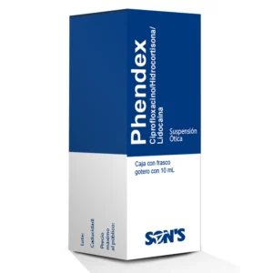 PHENDEX SOL OTICO 2MG 10MG 50MG C/10ML