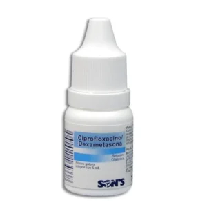 CIPROFLOXACINO DEXAMETASONA SOL OFT 3.5MG 1MG C/5ML