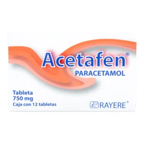 ACETAFEN TAB 750MG C/12
