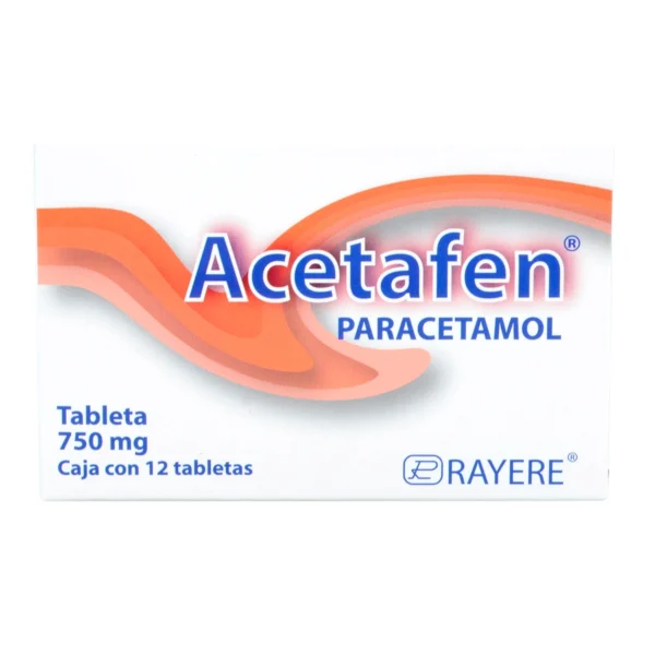ACETAFEN TAB 750MG C/12