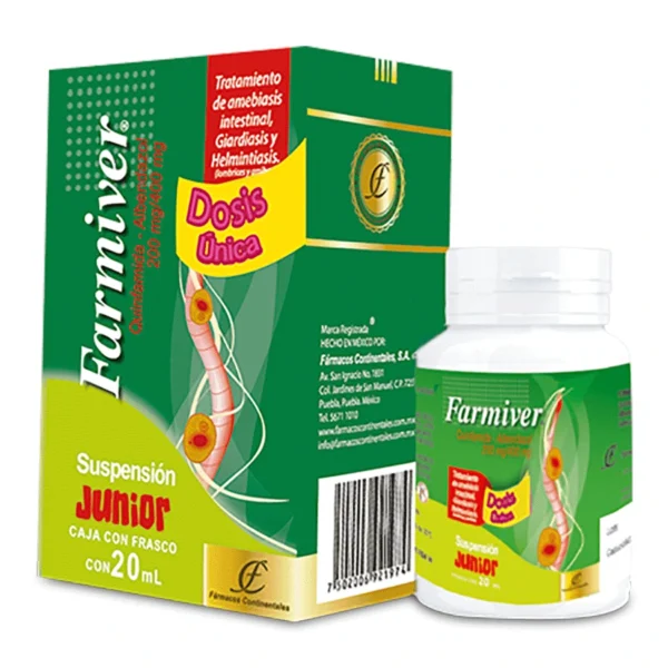 FARMIVER JUNIOR SUSP 400MG 200MG C/20ML