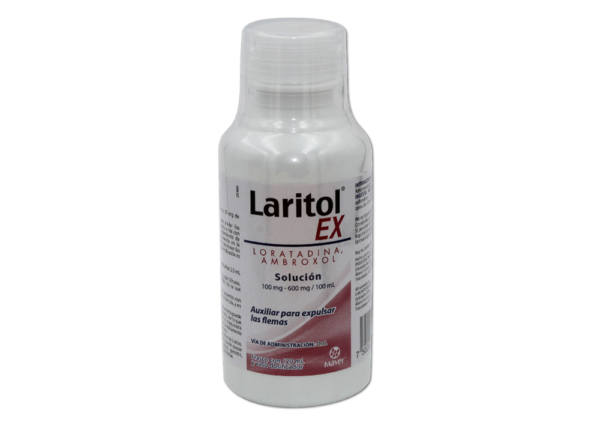 LARITOL EX SOL 600MG 100MG  C/120ML