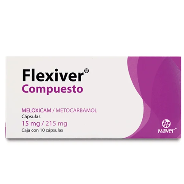 FLEXIVER COMPUESTO 15MG/215MG 10CAPS &