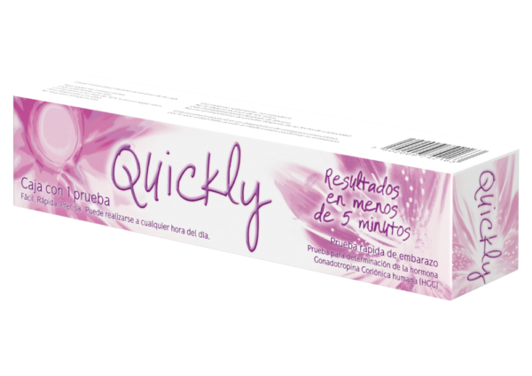 QUICKLY PRUEBA DE EMBARAZO 1PZ