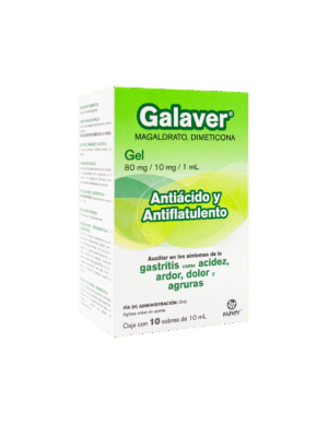GALAVER SOL 10ML 8MG C/10SOB