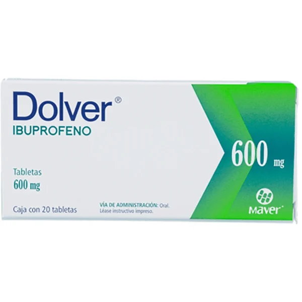 DOLVER TAB 600MG C/20