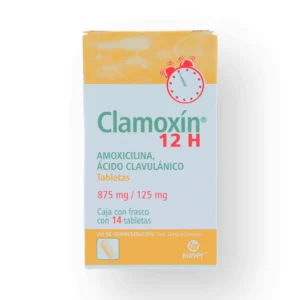 CLAMOXIN 12H TAB 875MG 125MG C/14