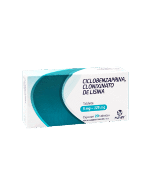 CICLOBENZAPRINA , CLONIXINATO DE LISINA TABLETAS - C/20
