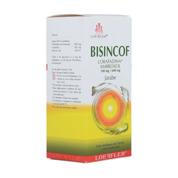 BISINCOF JBE 100MG 600MG C/120ML