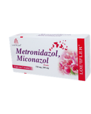 METRONIDAZOL MICONAZOL OV 750MG 200MG  C/7