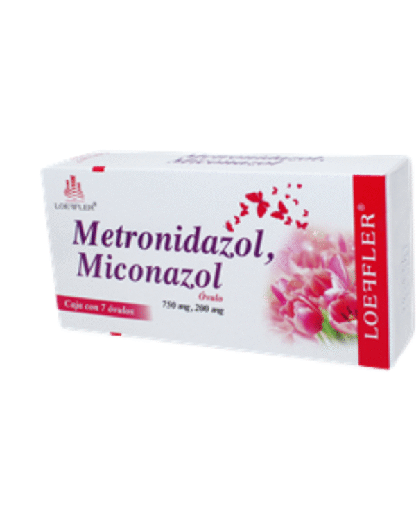 METRONIDAZOL MICONAZOL OV 750MG 200MG  C/7
