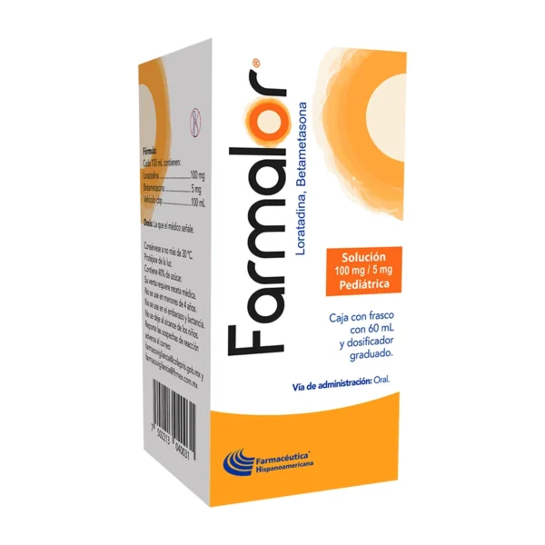 FARMALOR SOL PED 100MG 5MG C/60ML