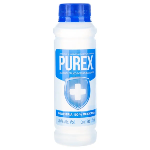 ALCOHOL 125ML PUREX C/125ML