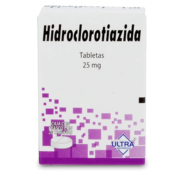 HODROCLOROTIAZIDA 25MG TAB C/20 (GEN)