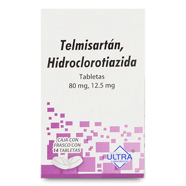 TELMISARTAN/HIDROCLOROTIAZIDA TAB 80MG/12.5MG  C/14