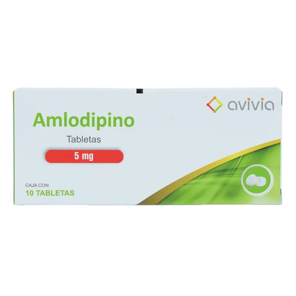 AMLODIPINO 5MG TAB C/10 (GEN) AVIVIA &