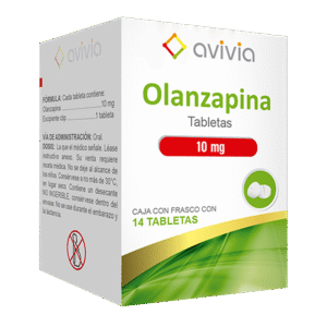 OLANZAPINA TAB 10MG C/14