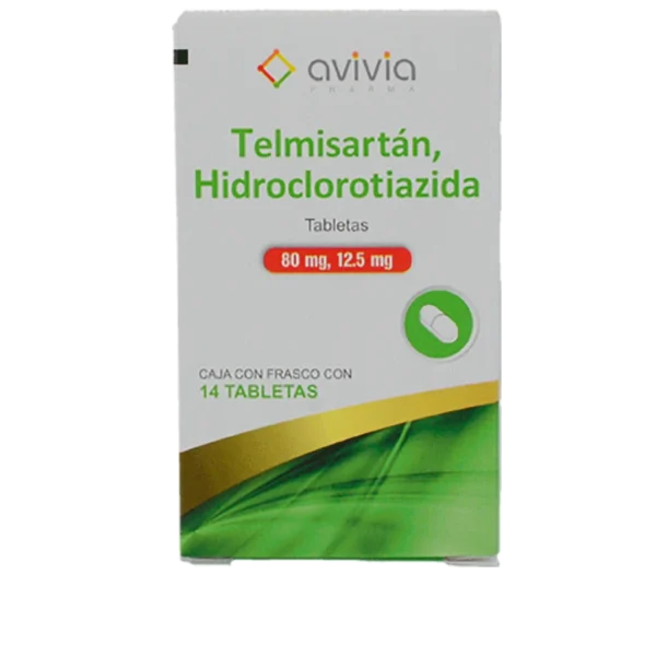 TELMISARTAN HIDROCLOROTIAZIDA TABS 12.5MG C/14