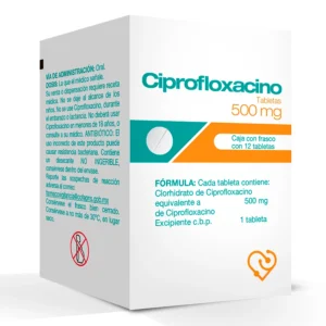CIPROFLOXACINO TAB 500MG C/12