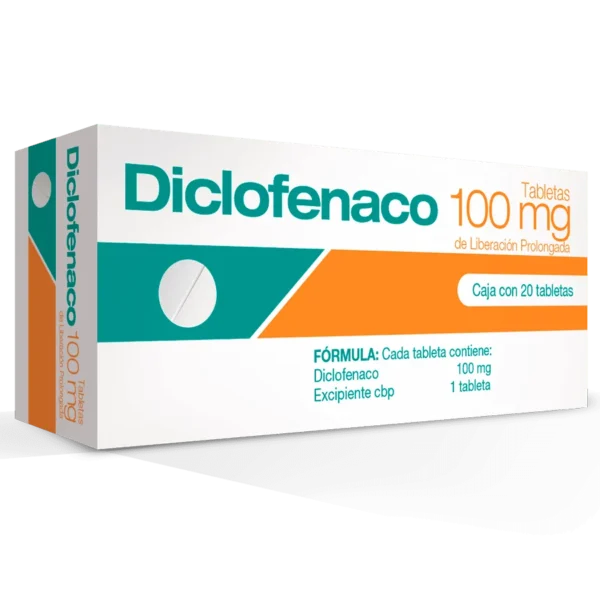 DICLOFENACO TAB 100MG C/20