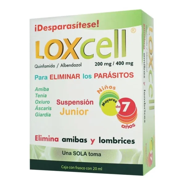 LOXCELL JUNIOR SUSP 200MG 400MG C/20 ML