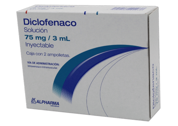 DICLOFENACO SOL INY 75MG/3ML C/2