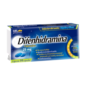 DIFENHIDRAMINA CAPS 25mg  C/10