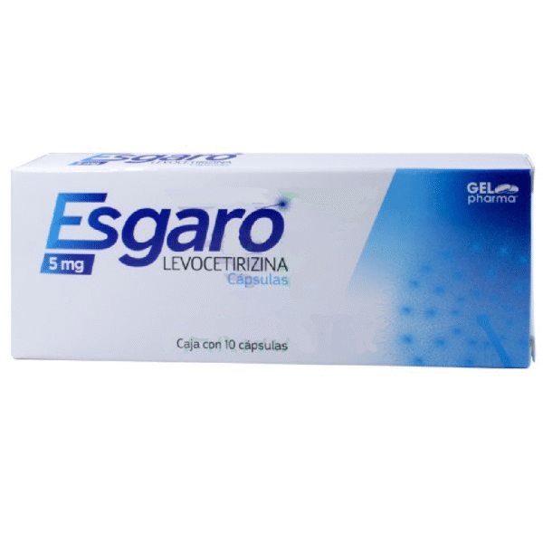 ESGARO LEVOCETIZINA 5 MG CAP C/10