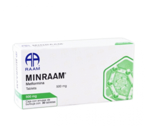MINRAAM METFORMINA TAB  500MG C/30