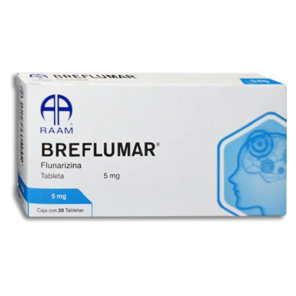 BREFLUMAR FLUNARIZINA TAB 5 MG C/ 20