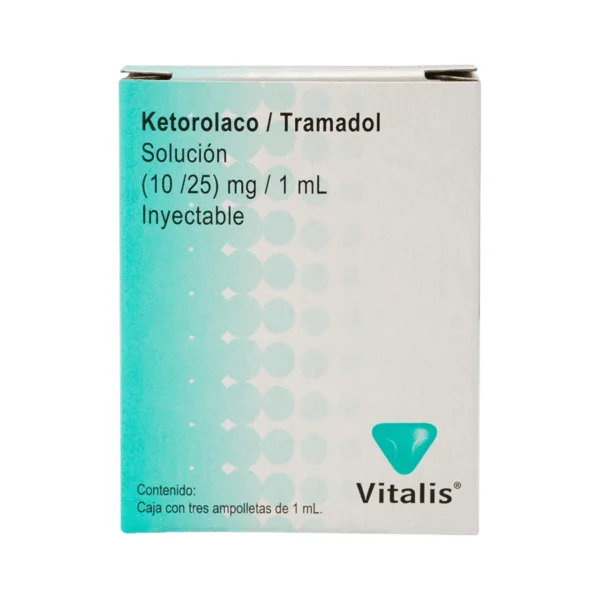 PRETAMEL (KETOROLACO/TRAMADOL) 3AMP SOL