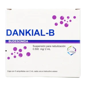 DANKIAL-B SUSP PARA NEVULIZAR  0.500MG 2ML C/5AMP